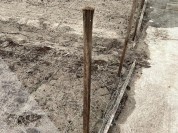 Foto van Houten palen